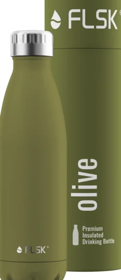 FLSK Isolierflasche 500ml Olive