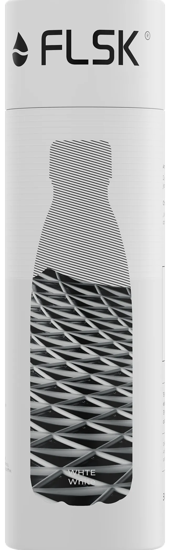 FLSK Isolierflasche 500 ml weiß