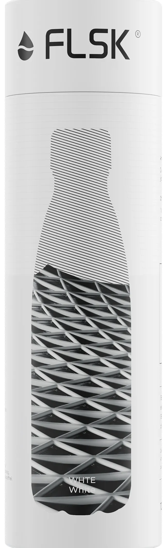 FLSK Isolierflasche 1000 ml weiß
