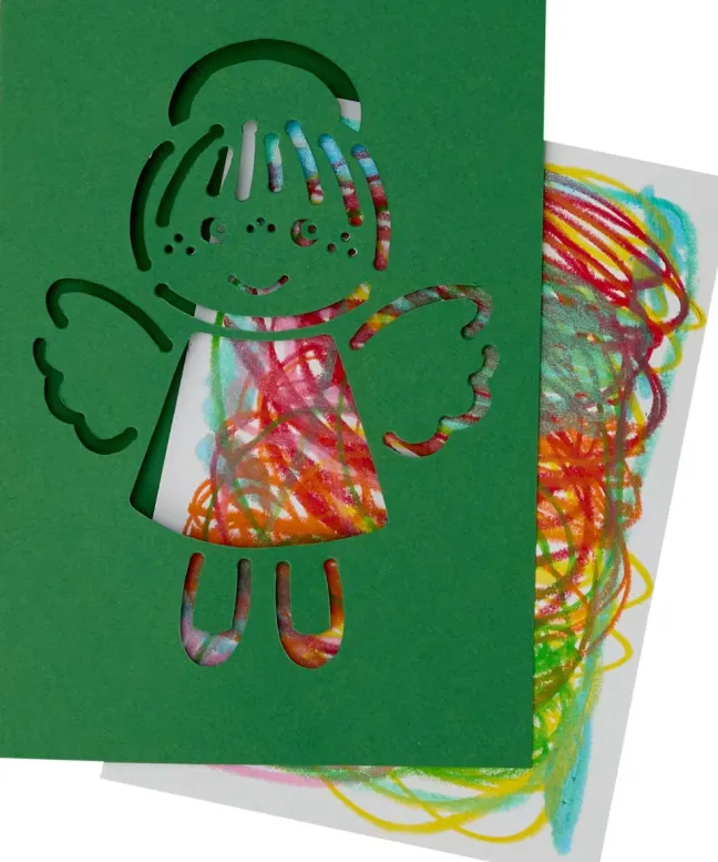 Haba Bastelset - Erstes Malen Kritzelkarten Weihnachtspost 2012711