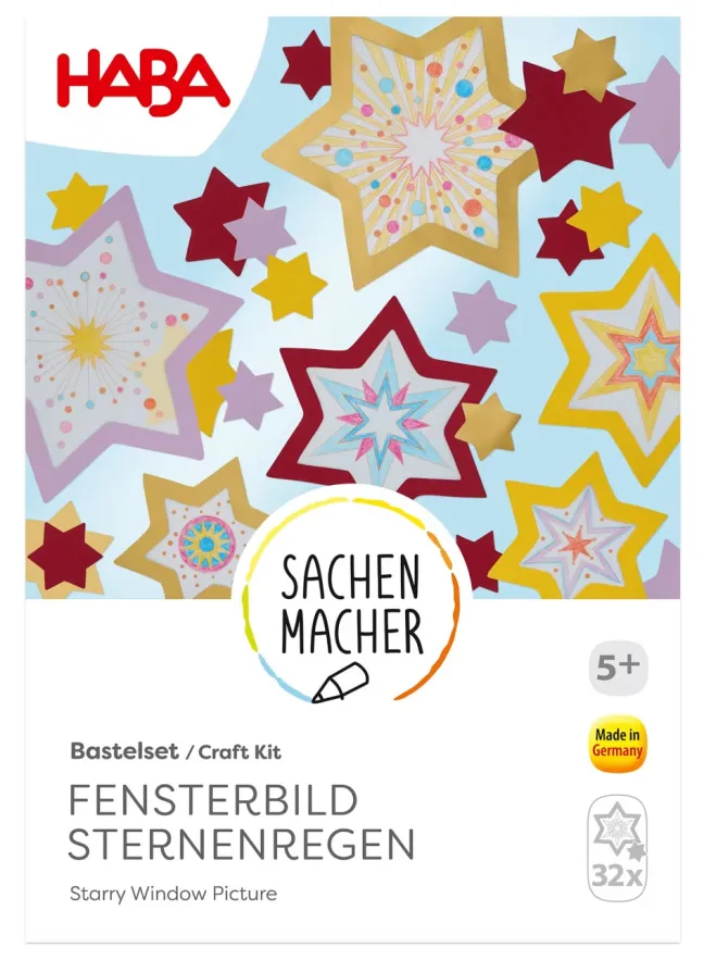 Haba Bastelset - Fensterbild Sternenregen 2012716