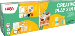 Haba Creative Play 3 in 1 Spielküche, Kaufladen & Werkstatt