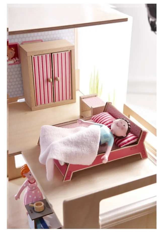 Haba Little Friends - Puppenhaus-Möbel Schlafzimmer für Erwachsene 301988 Sale