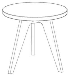 Hasena Circo Nachttisch 44cm Nussbaum geölt