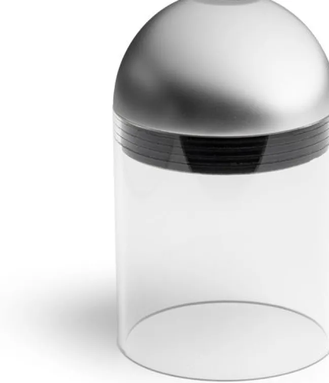 Höfats GRAVITY CANDLE Windlicht silber