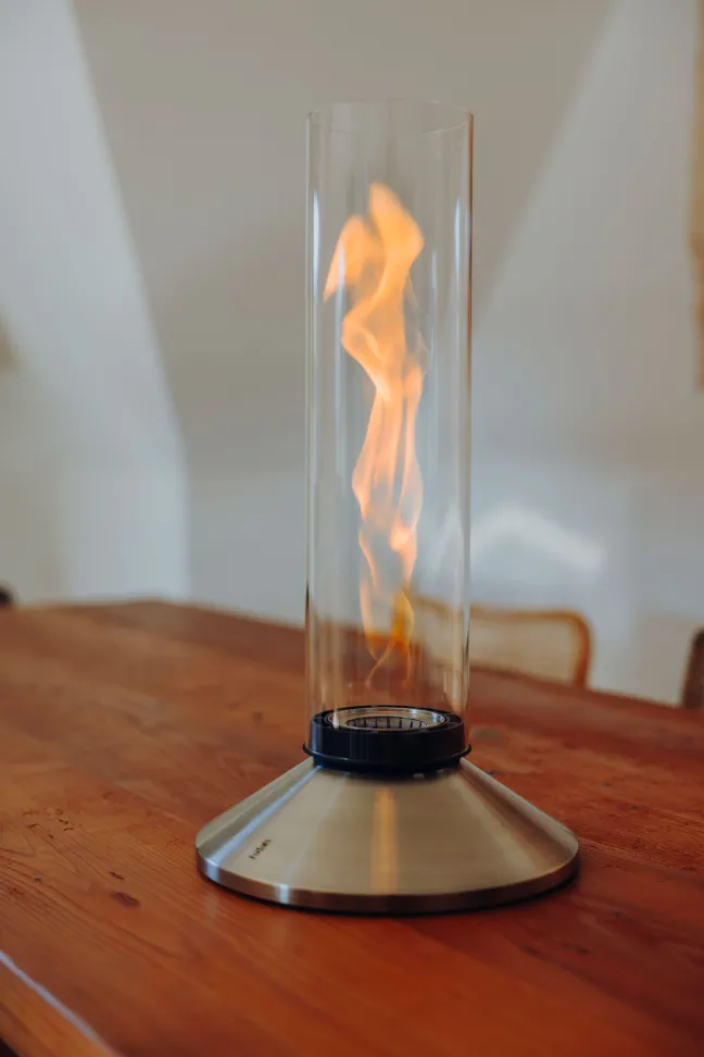 Höfats SPIN X 1200 Tischfeuer silber
