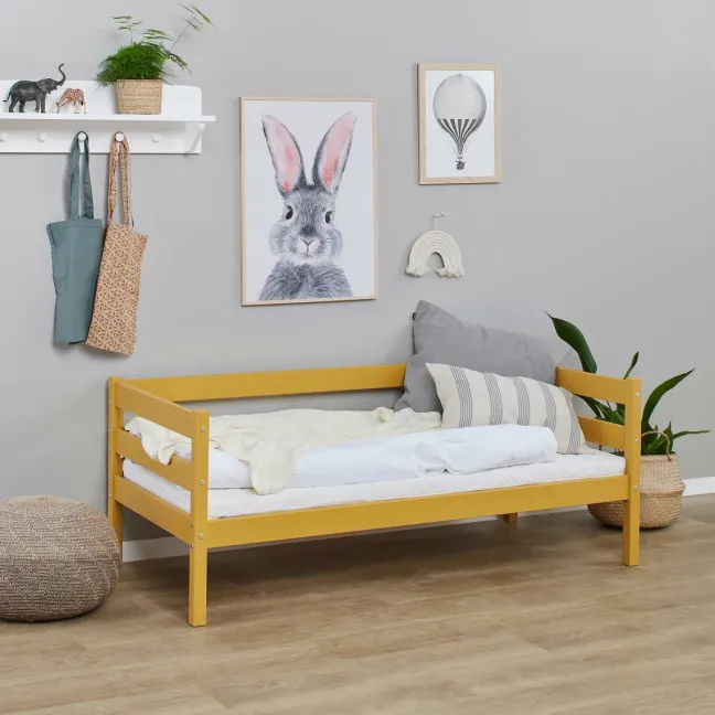 Hoppekids ECO Comfort Juniorbett 70x160cm autumn yellow