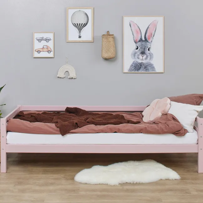 Hoppekids ECO Dream Bett 90x200cm pale rose