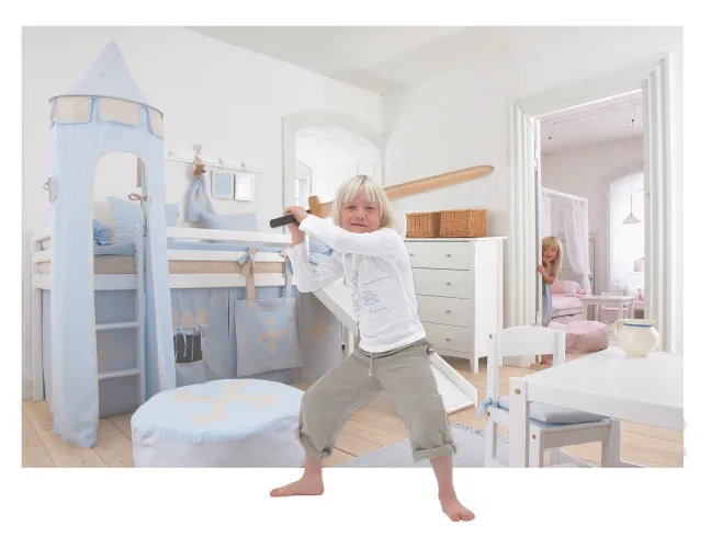Hoppekids Mads Kindertisch weiß