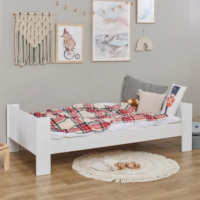 Hoppekids PURE Einzelbett 90x200 cm weiß