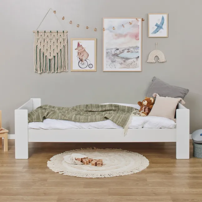 Hoppekids PURE Einzelbett 90x200 cm weiß