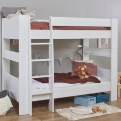 Hoppekids PURE Etagenbett 90x200 cm weiß