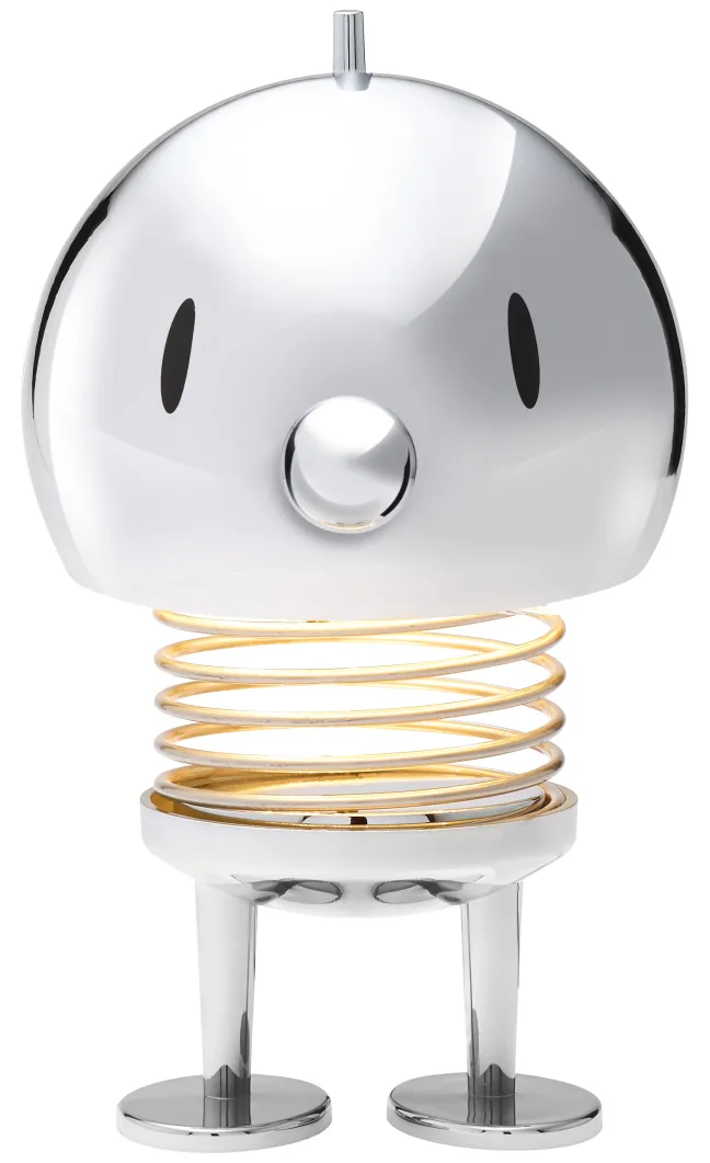 Hoptimist® LED Lampe mit Akku L chrom