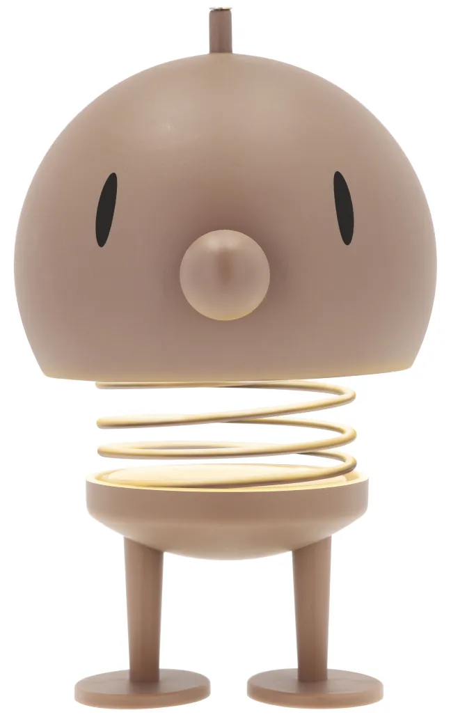 Hoptimist® LED Lampe mit Akku L braun