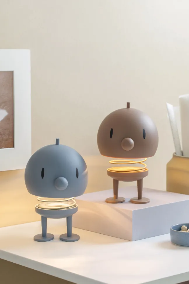 Hoptimist® LED Lampe mit Akku XL braun