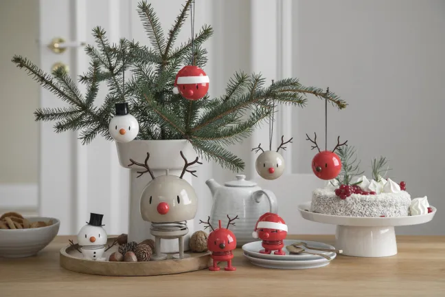 Hoptimist® Schneemann Ornament weiß