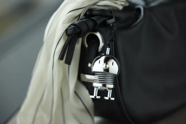 Hoptimist® Taschenanhänger chrom