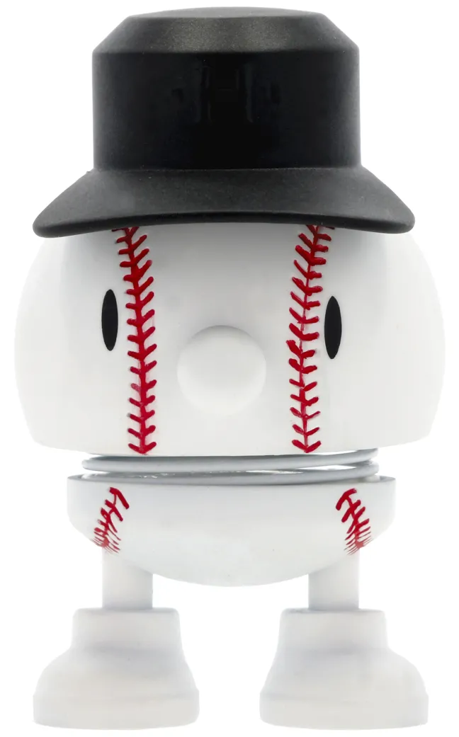 Hoptimist® Wackelfigur Baseball Bumble S weiß