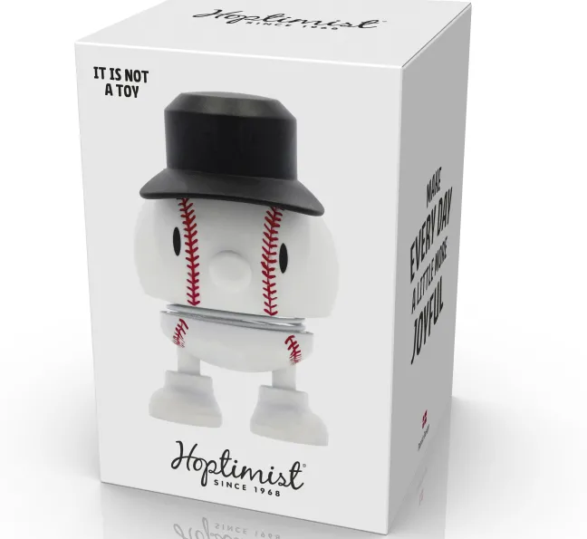 Hoptimist® Wackelfigur Baseball Bumble S weiß