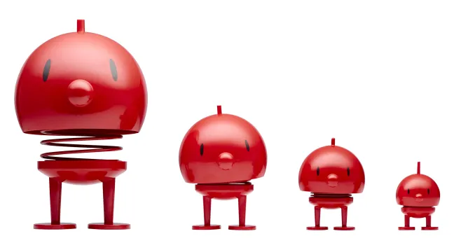 Hoptimist® Wackelfigur Bumble L rot 26031