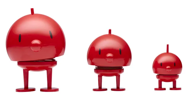 Hoptimist® Wackelfigur Bumble M rot 26108