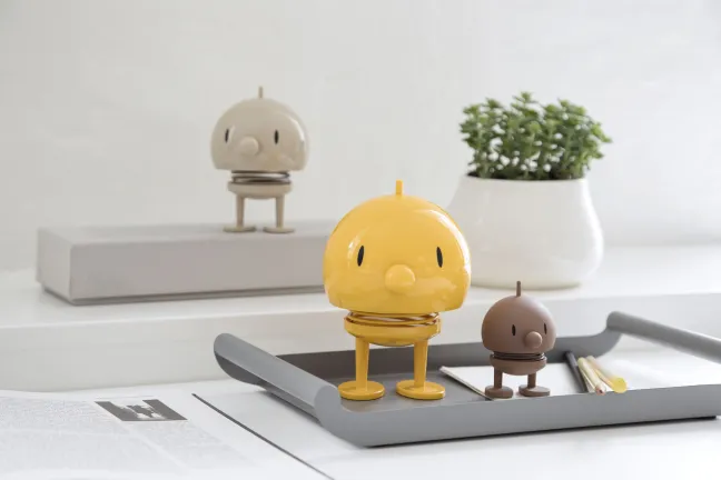 Hoptimist® Wackelfigur Bumble L gelb 26029