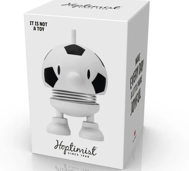 Hoptimist® Wackelfigur Fußball Bumble S weiß