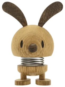 Hoptimist® Wackelfigur Hase Eiche braun