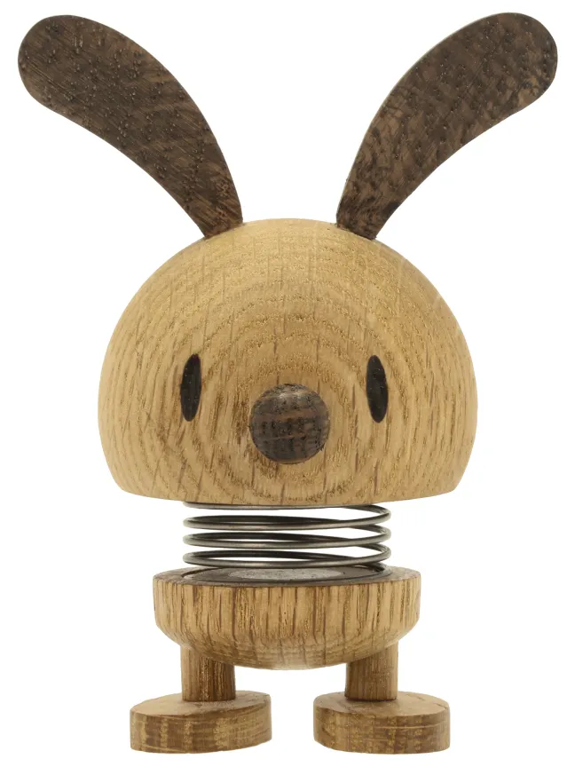 Hoptimist® Wackelfigur Hase Eiche braun