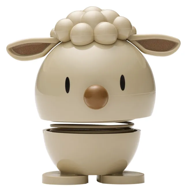 Hoptimist® Wackelfigur Schaf beige