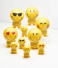 Hoptimist® Wackelfigur Smiley Cool S gelb