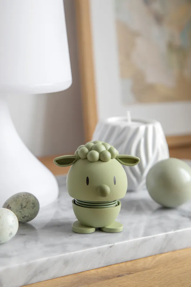 Hoptimist® Wackelfigur Soft Schaf S grün