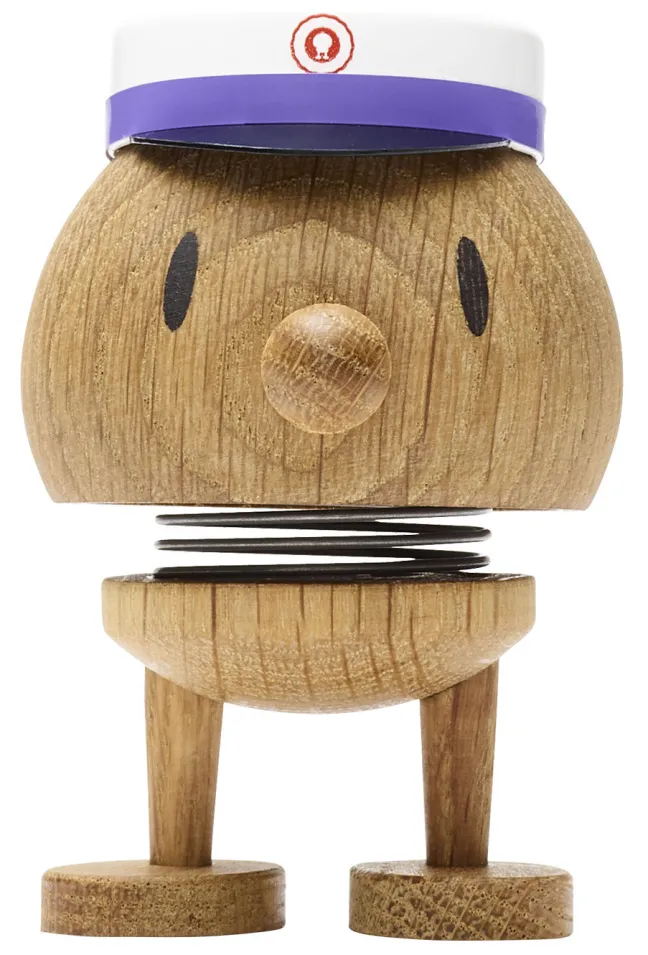 Hoptimist® Wackelfigur Student Bumble S Eiche braun