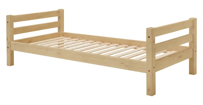 Infanskids Einzelbett mit Rollboden natur 90x200cm 100-10