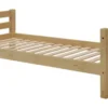 Infanskids Einzelbett mit Rollboden gelaugt 90x200cm 100-20