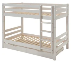 Infanskids Etagenbett mit Leiter weiß 90 x 200cm 601-30