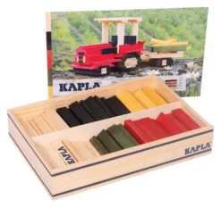 KAPLA Traktor Baukasten 155 Holzplättchen