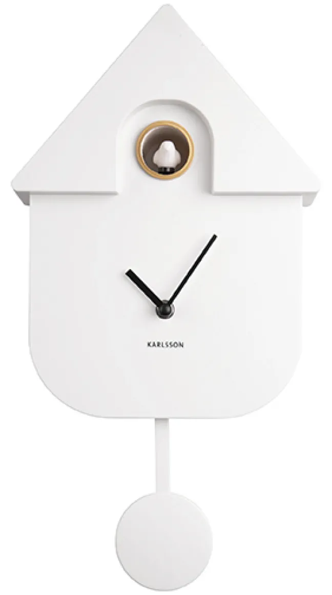 Karlsson Kuckucksuhr Modern White