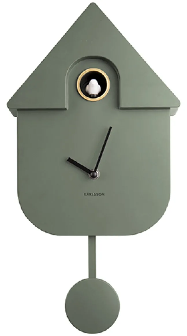 Karlsson Kuckucksuhr Modern Jungle green