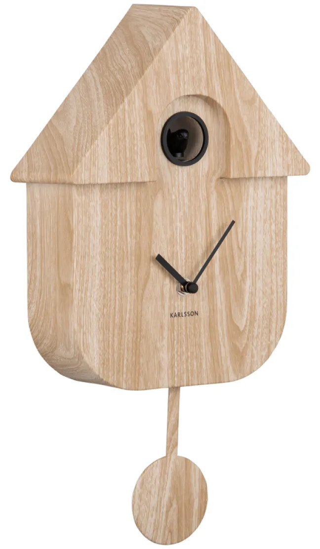 Karlsson Kuckucksuhr Modern Light wood