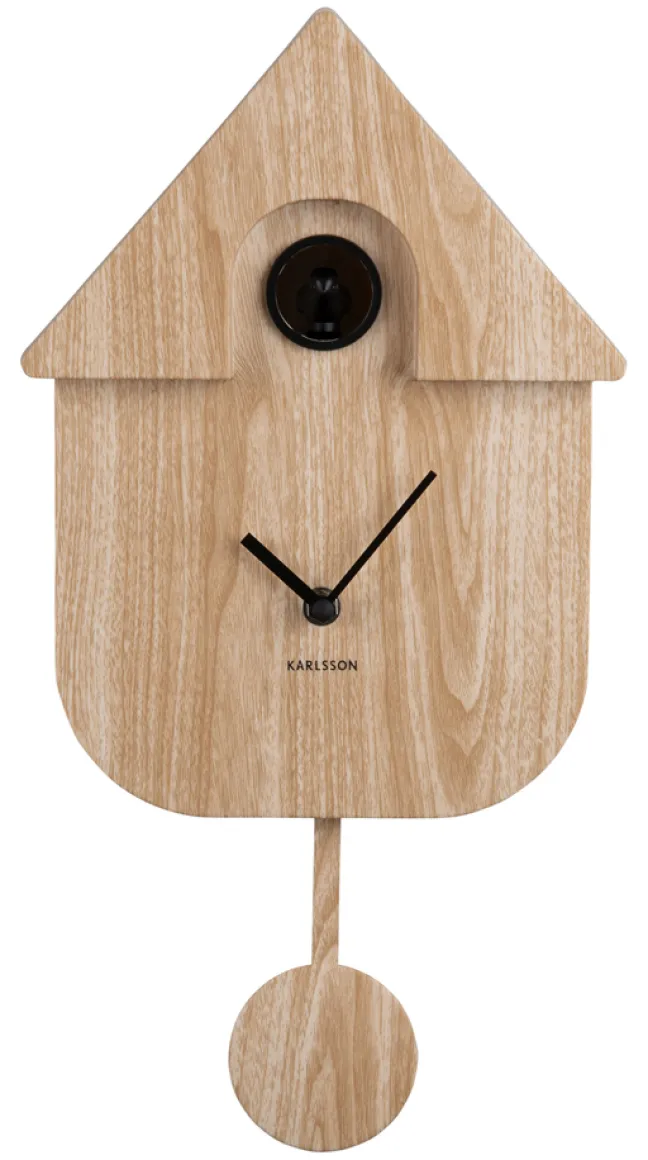 Karlsson Kuckucksuhr Modern Light wood