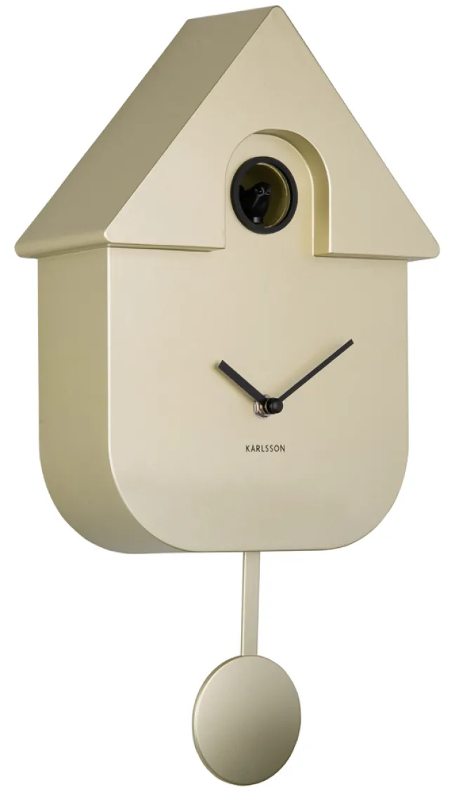 Karlsson Kuckucksuhr Modern Metallic gold
