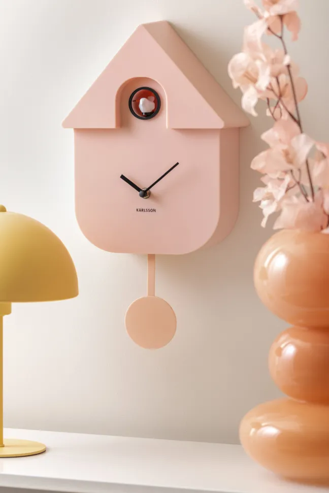 Karlsson Kuckucksuhr Modern Soft pink