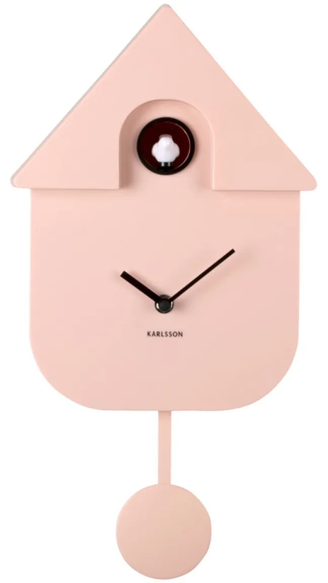 Karlsson Kuckucksuhr Modern Soft pink