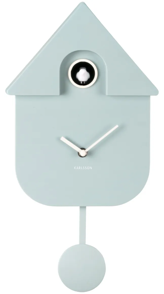 Karlsson Kuckucksuhr Modern Soft blue