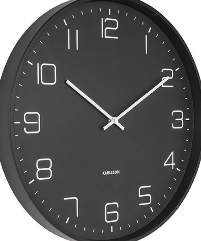 Karlsson Wanduhr Lofty Black