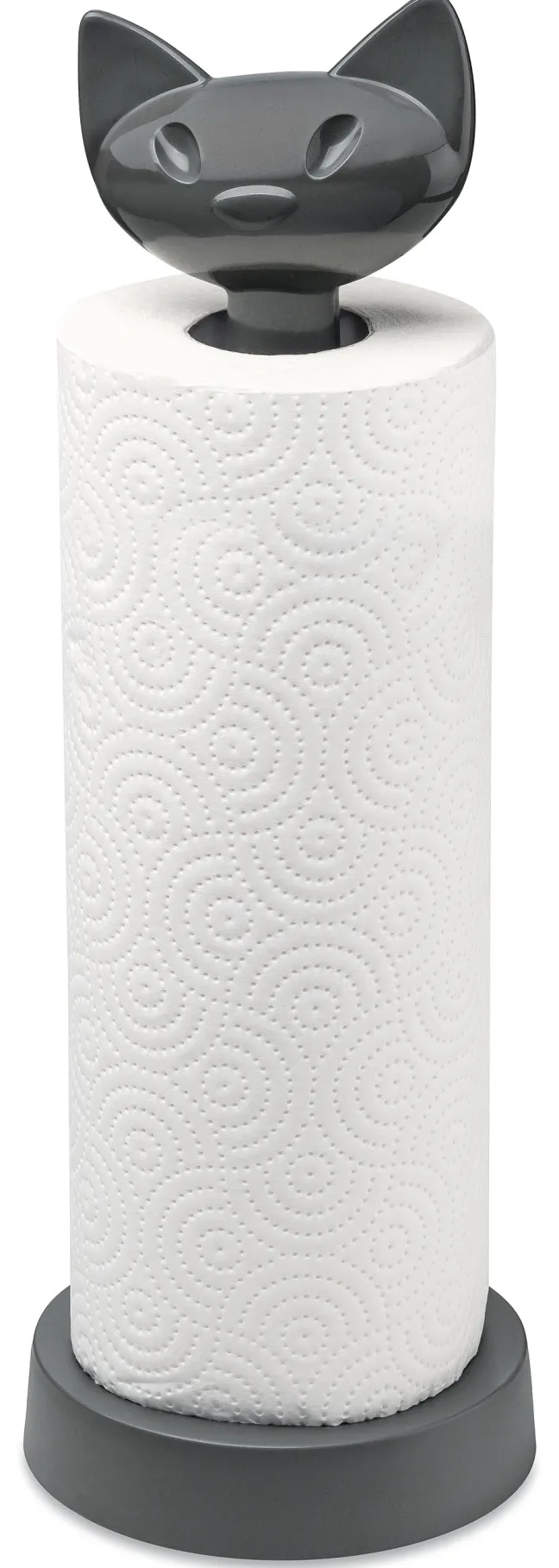 Koziol Küchenrollenhalter MIAOU nature ash grey