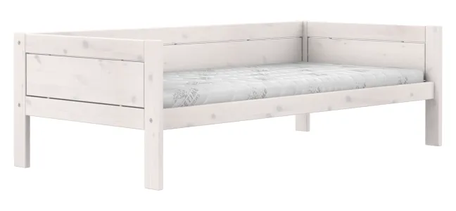 Lifetime Basisbett 90x200cm mit Rollboden whitewash