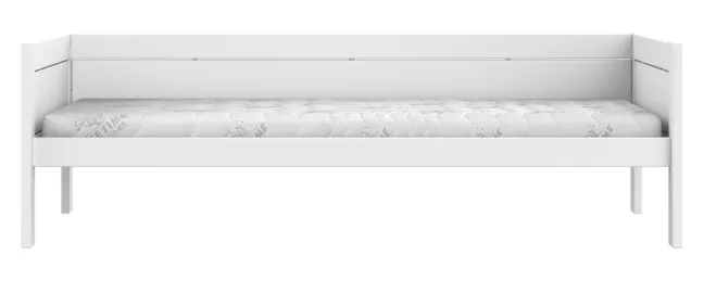 Lifetime Basisbett 90x200cm mit Rollboden weiß lackiert