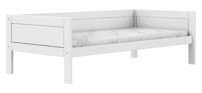 Lifetime Basisbett 90x200cm mit Rollboden weiß lackiert